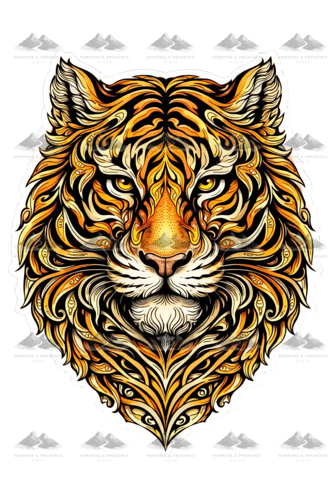 Tiger Mandimal, Digital Sticker Digital Sticker