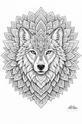 Wolf Mandimal — Coloring Page - Purpose And Presence Digio